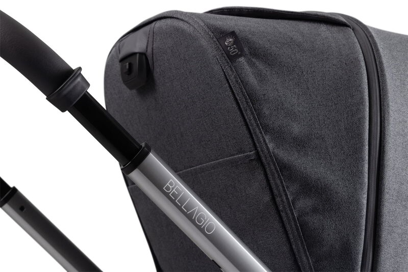 Bellagio Stroller Black Satin image number null
